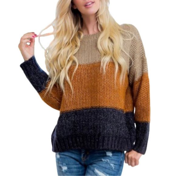 Sweaters - AUTUMN KNIT SWEATER PULLOVER